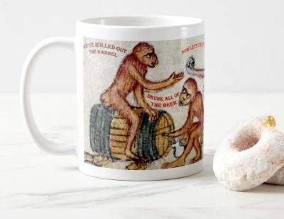 Drunken monkey mug