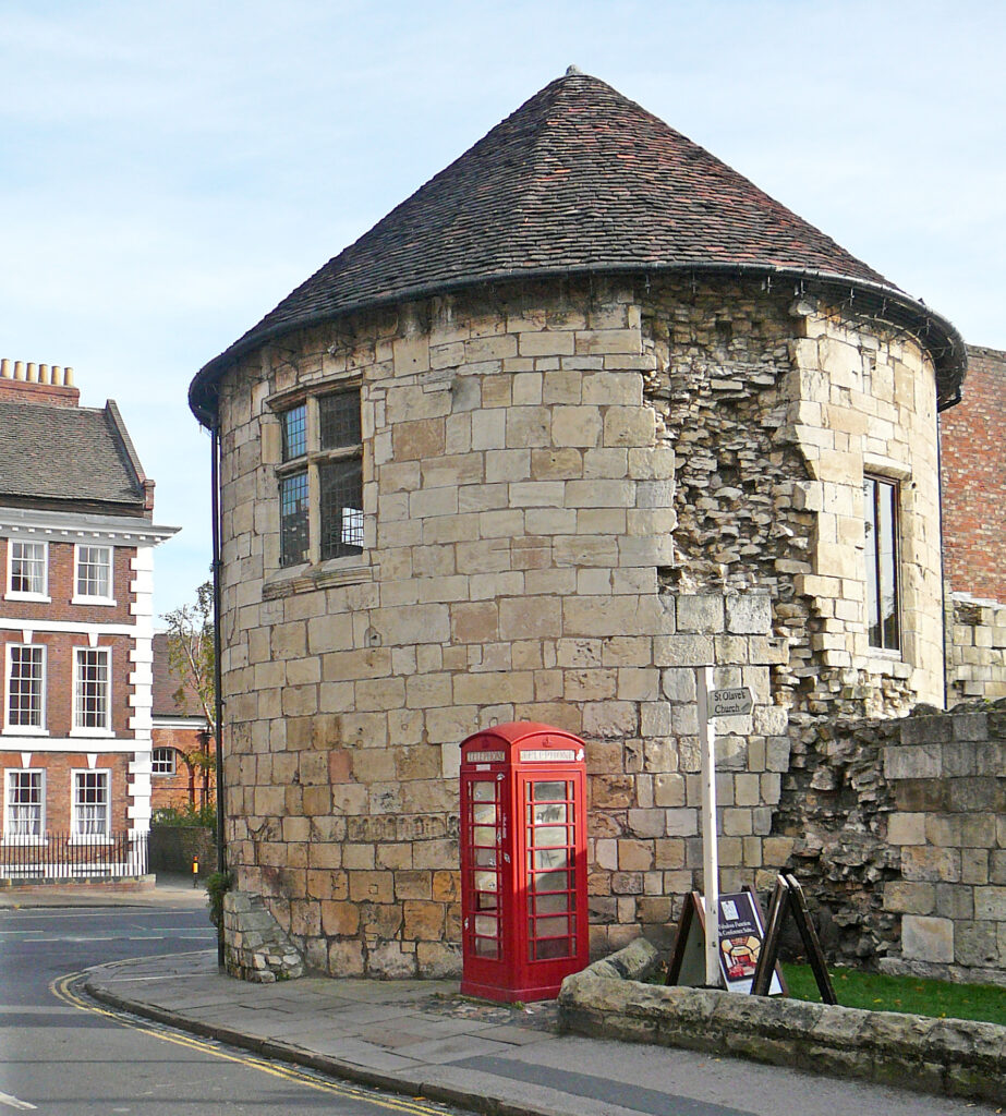 Damage on St Mary’s Tower from the 1644 mine
