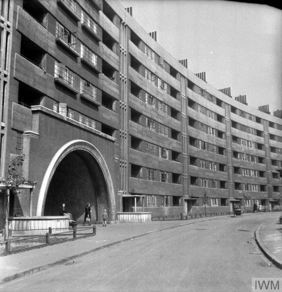 A soldier back from the Middle East visits the Quarry Hill flats
